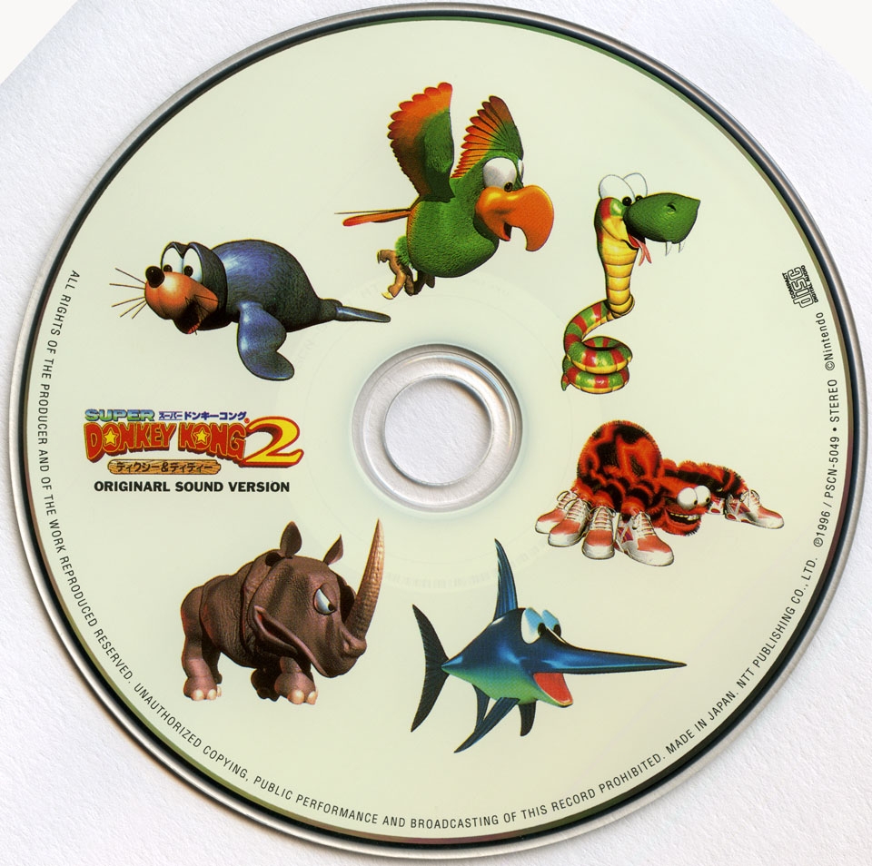 SUPER DONKEY KONG 2 DIXIE & DIDDY ORIGINAL SOUND VERSION (1996